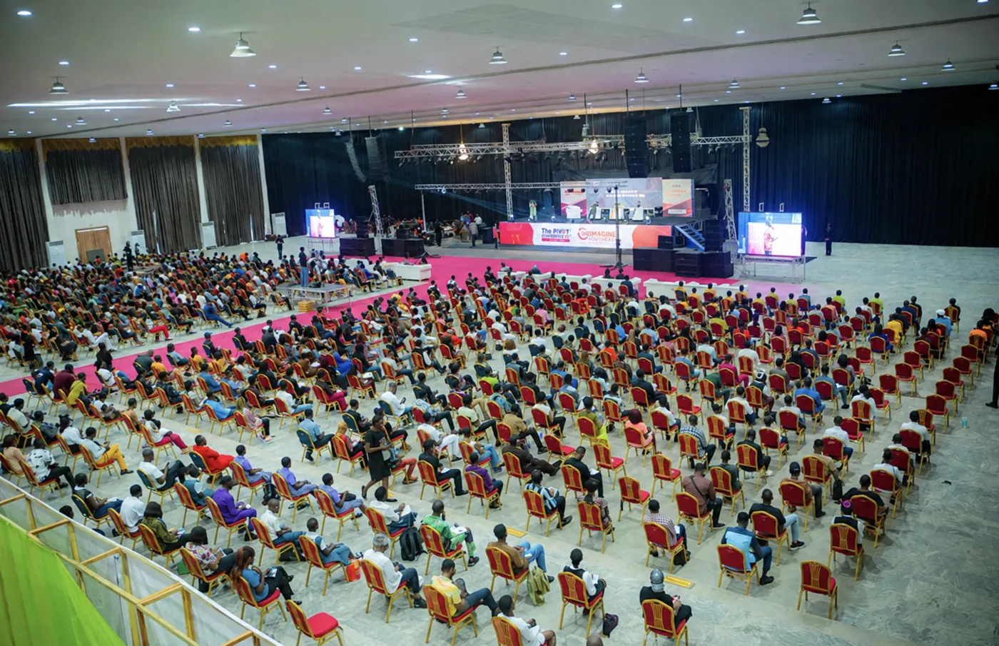 The audience at a previous Pivot conference